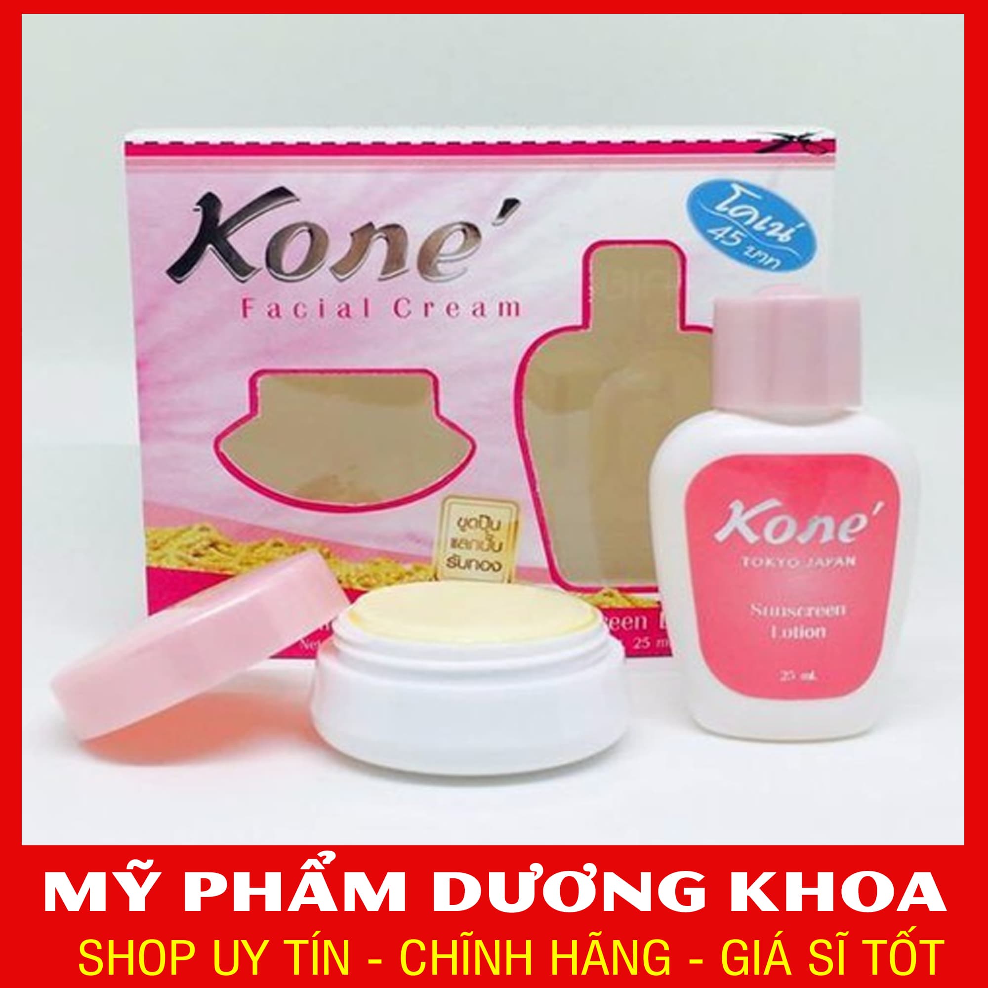 [HCM]Chính Hãng Thái - Bộ 2 món Kem Kone dưỡng da bán chạy
