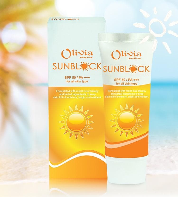 Kem chống nắng sáng da không trôi Mira Olivia Suncream Hàn Quốc 60ml