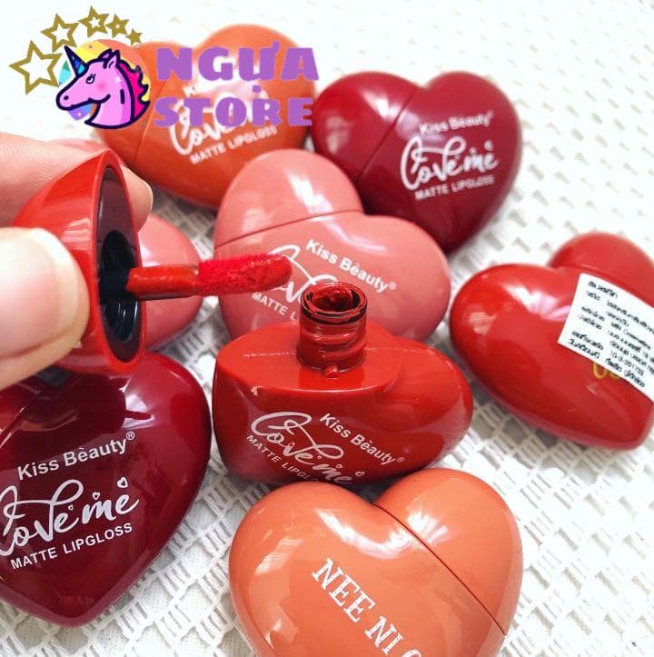 🦄 Son kem lì Trái Tim Love me 7870 nội địa chính hãng siêu cưng nịnh môi sỉ rẻ