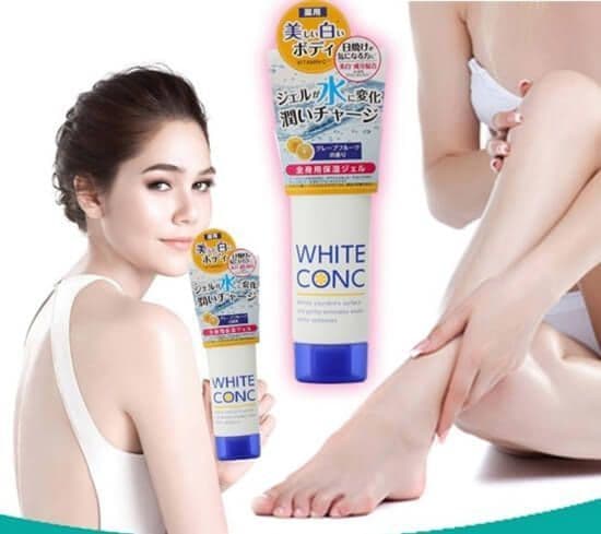 Kem dưỡng trắng da toàn thân ban đêm White Conc Watery Cream 90g - Nhật Bản