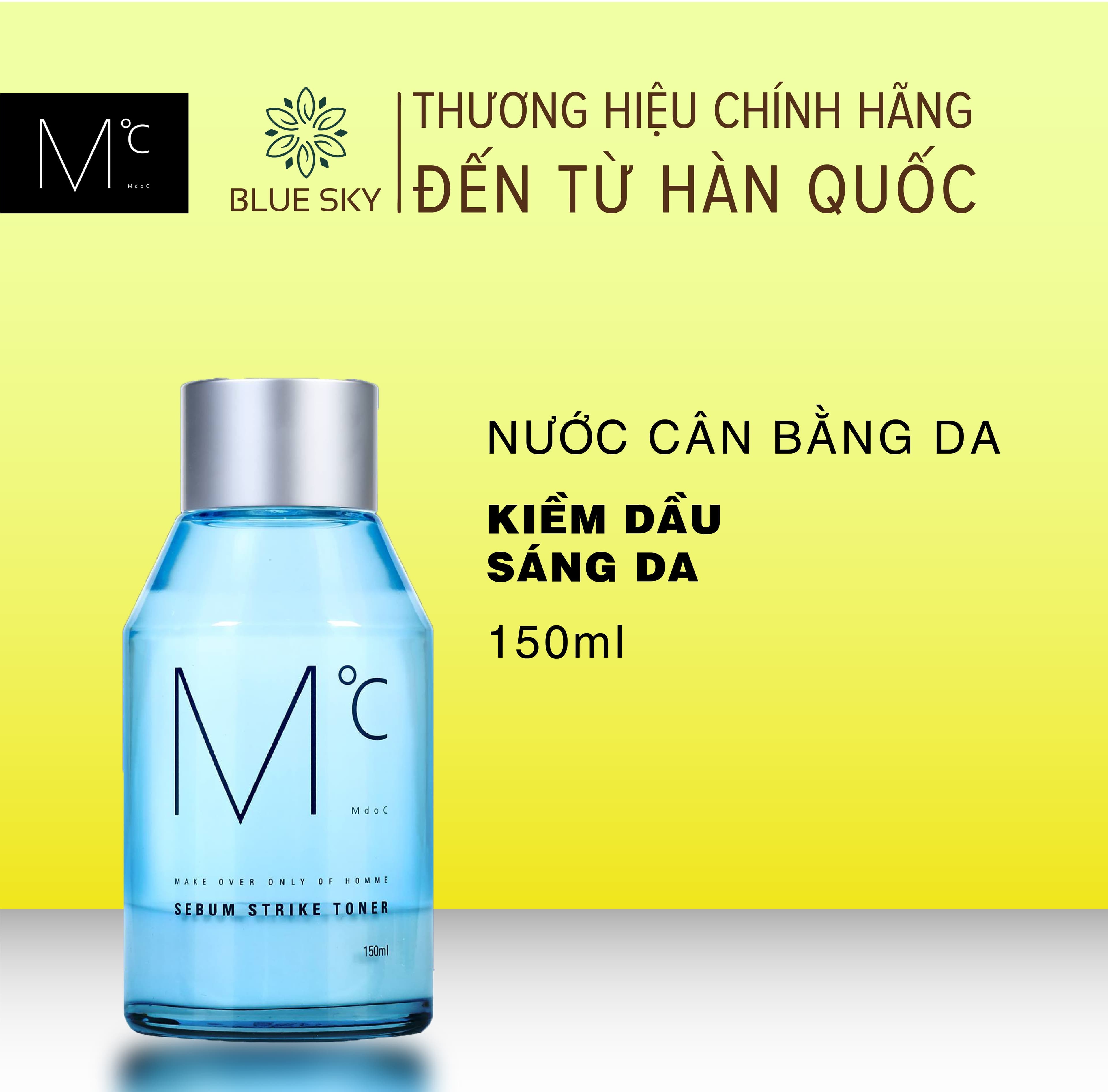 Toner kiềm dầu MdoC Sebum Strike 150ml
