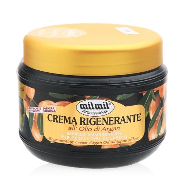 Kem dưỡng mang lại sức sống cho mái tóc Milmil Argan Regenerating Cream Cao cấp Italy 500ml