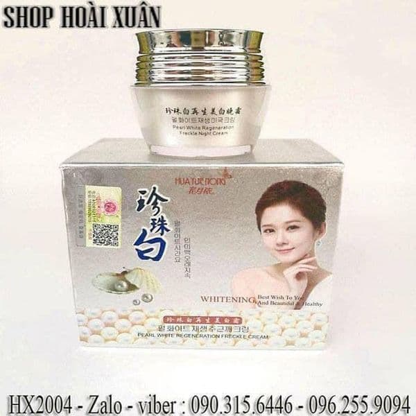 [HCM]Kem dưỡng da Huayuenong ngọc trai mờ nám  tàn nhang  đốm nâu - HX2004