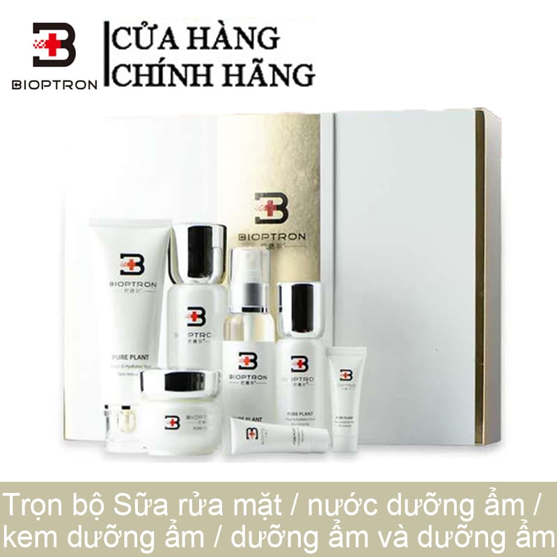 Bioptron Trọn bộ Sữa rửa mặt / nước dưỡng ẩm / kem dưỡng ẩm / dưỡng ẩm và dưỡng ẩm