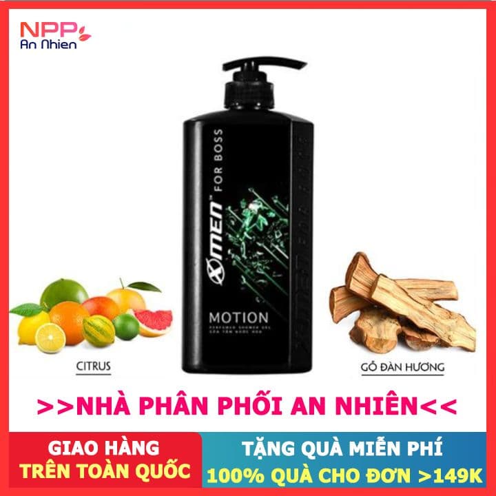 Dầu Gội Hương Nước Hoa X-Men For Boss Motion 650g - NPP AN NHIÊN