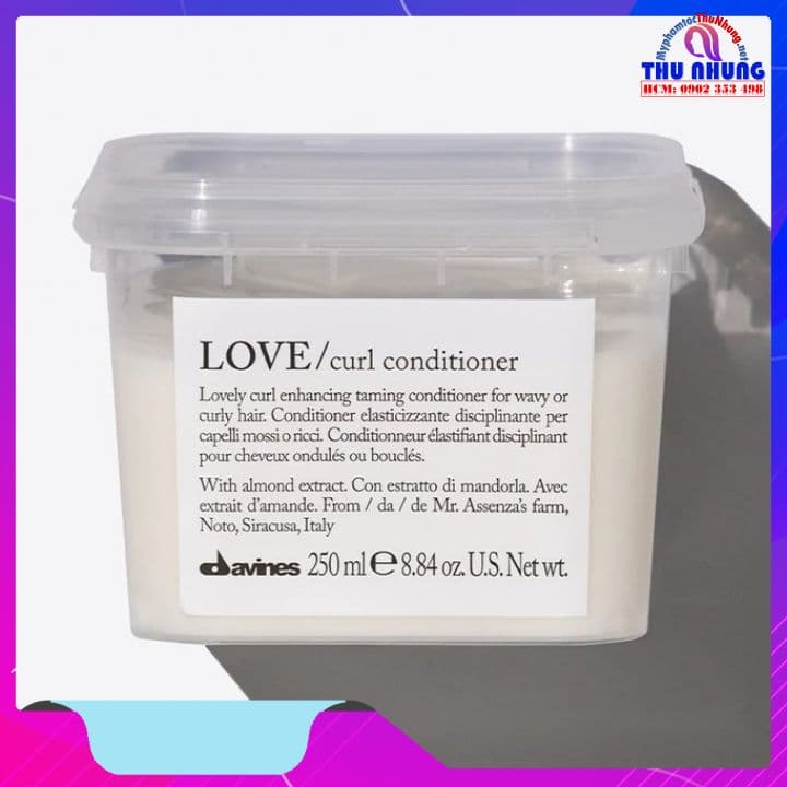 [HCM]Dầu xả Davines Love Curl dưỡng tóc uốn xoăn 250ml