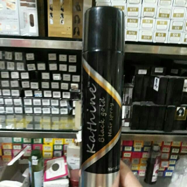 Gôm xịt tóc Kathine Black Gold 420ml