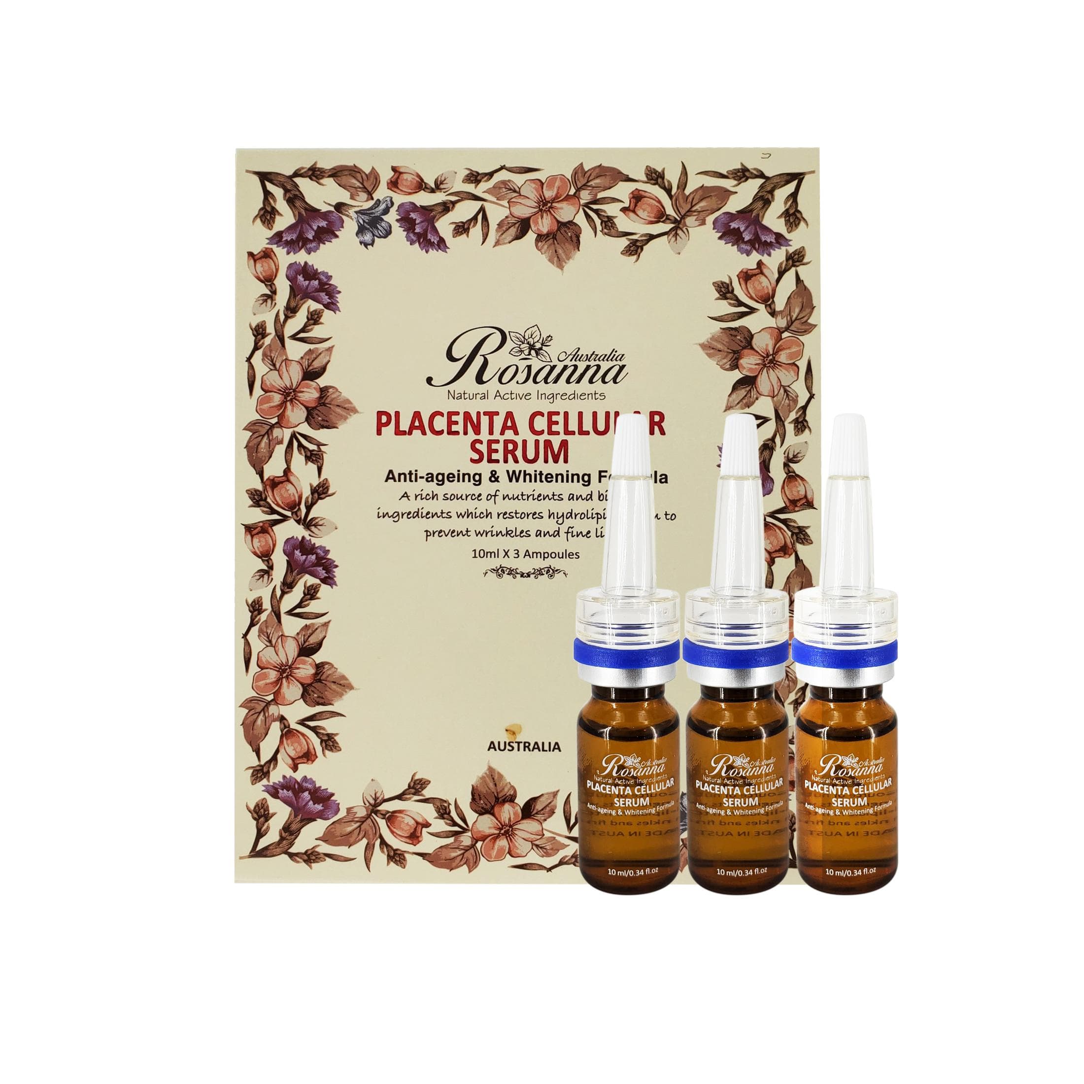 [HCM]Serum dưỡng da nhã nám nhau thai cừu Rosanna Placenta Serum (8 ml/ống hộp/3 ống)