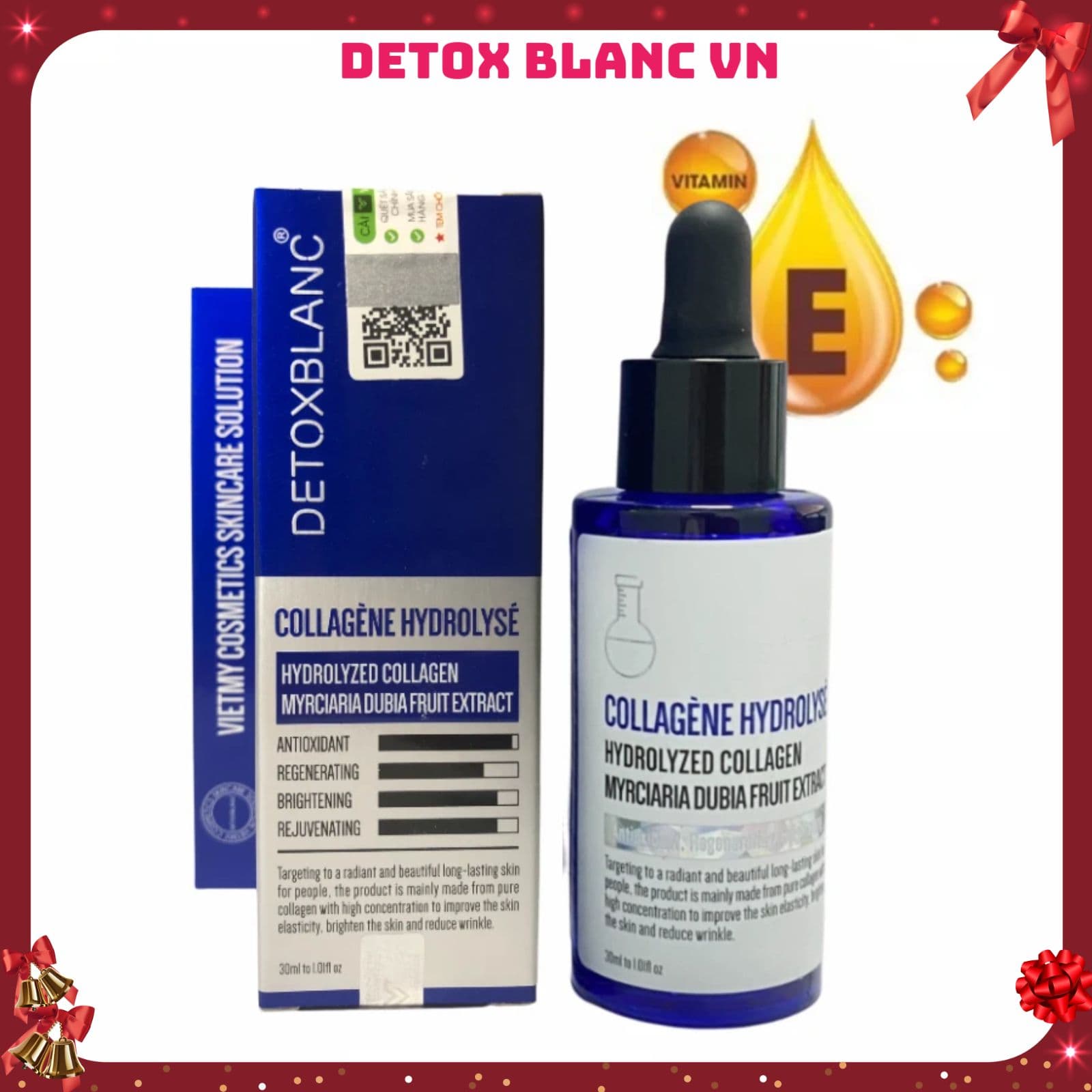 Serum collagen dưỡng trắng da Detox Blanc