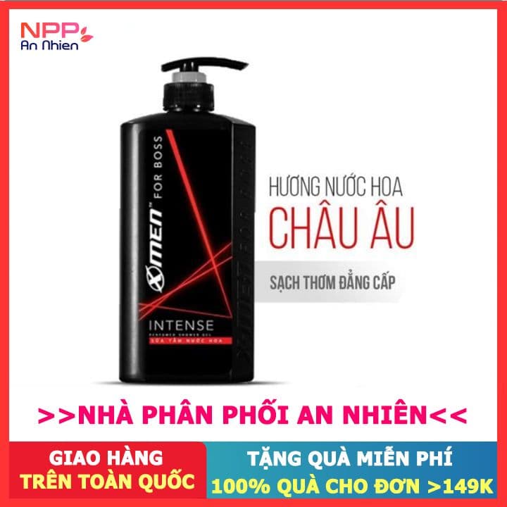 Sữa tắm nước hoa X-Men For Boss Intense 650g- NPP AN NHIÊN