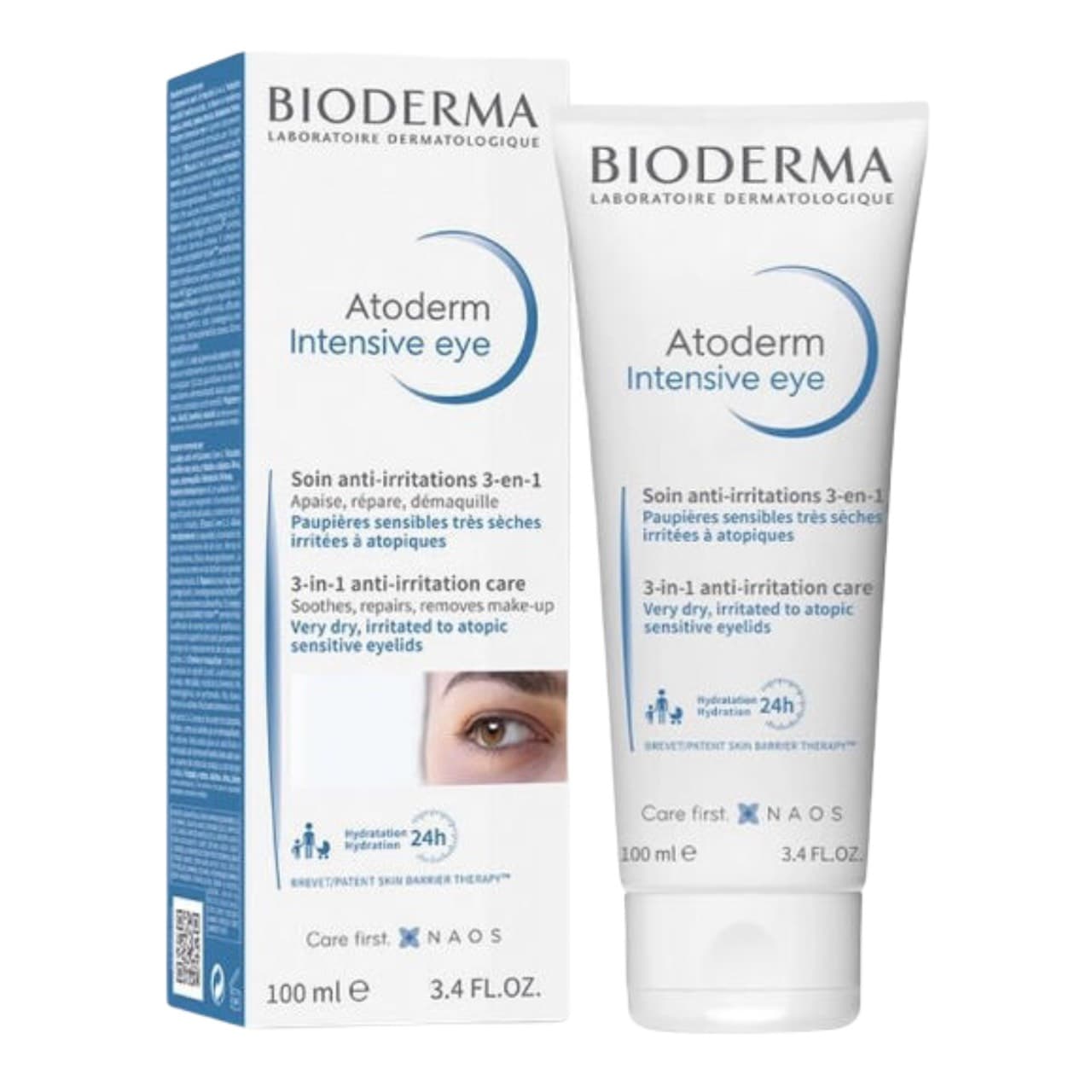 Kem dưỡng da mắt chống nhăn quầng thâm Bioderma Atoderm 100ML - Bill mua tại Pháp