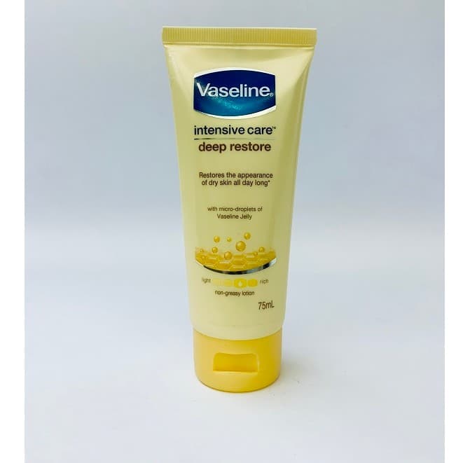 Kem Dưỡng Da Vaseline Intensive Care Deep Restore Lotion 75mL (Úc)
