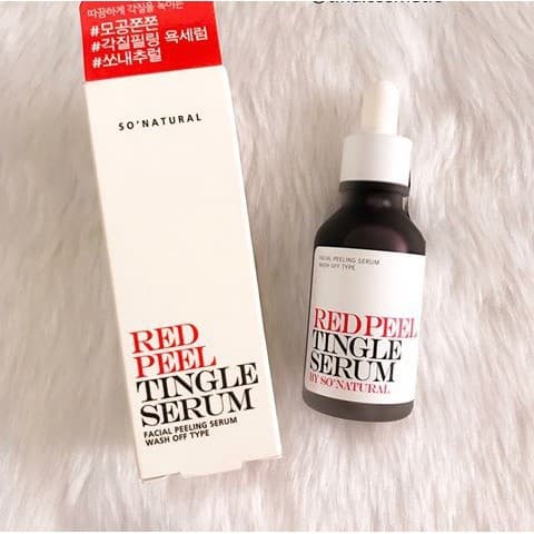 Serum Tái Tạo Phục Hồi Da Sinh Học So Natural Red Peel Tingle Serum 35ml