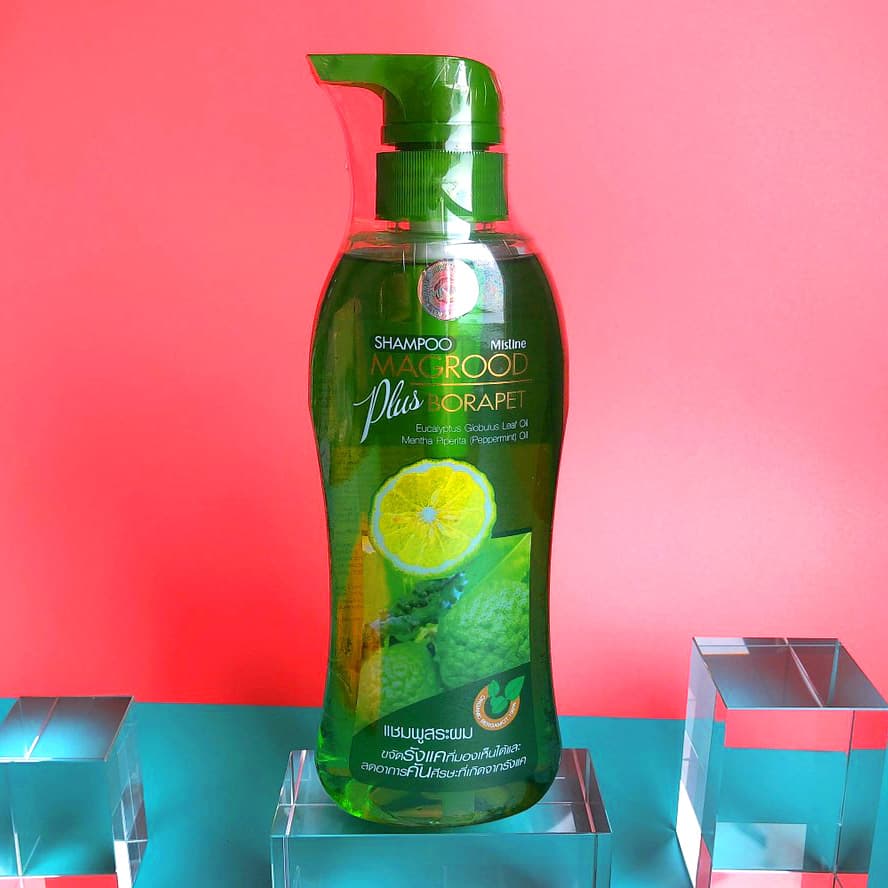 Dầu gội tinh chất chanh sạch da đầu Magrood Plus Borapet Thái Lan 400ml