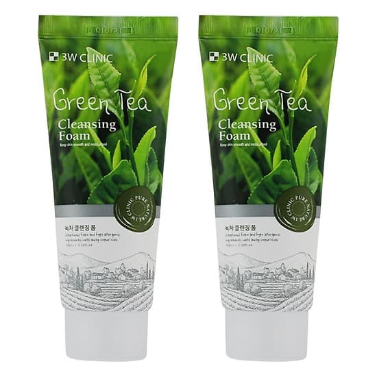 Sữa rửa mặt trà xanh 3W Clinic Green Tea Foam Cleansing 100ml