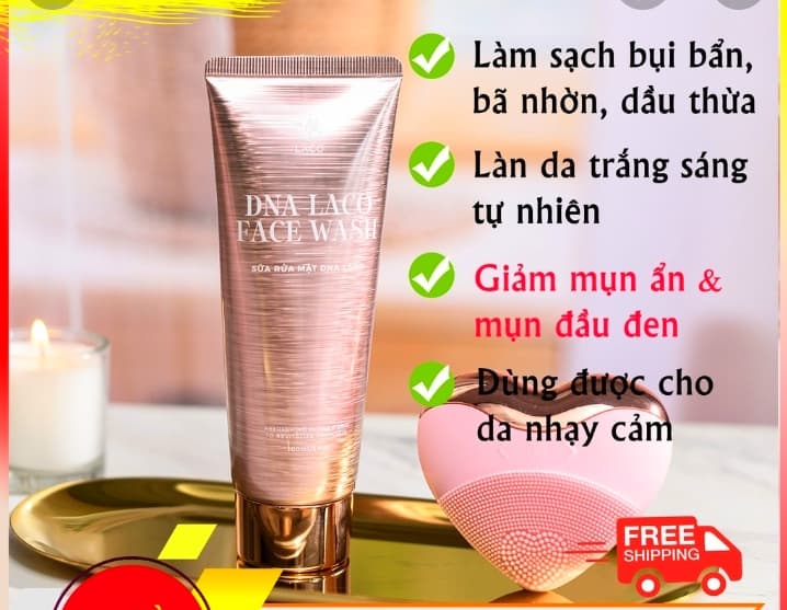 Sữa rửa mặt giảm mụnlàm trắng da xe khít lỗ chân lông