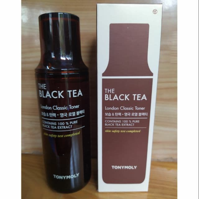 Nước Hoa Hồng Dưỡng Ẩm Chống Lão Hóa Trà Đen TonyMoly The BlackTea London Classic Toner.