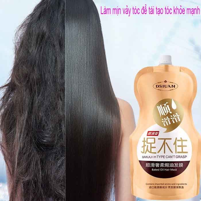 Mặt nạ tóc dưỡng ẩm cải thiện khô xơ mềm mượt bổ sung protein. Dầu Ủ Làm Mềm Tóc Mặt nạ Cho Tóc Khô Xơ Ủ Tóc Loại Tốt . Giúp Phục Hồi Tóc Hư Tổn Dưỡng Tóc Giúp Tóc Mềm Mượt Óng Ả. 500g