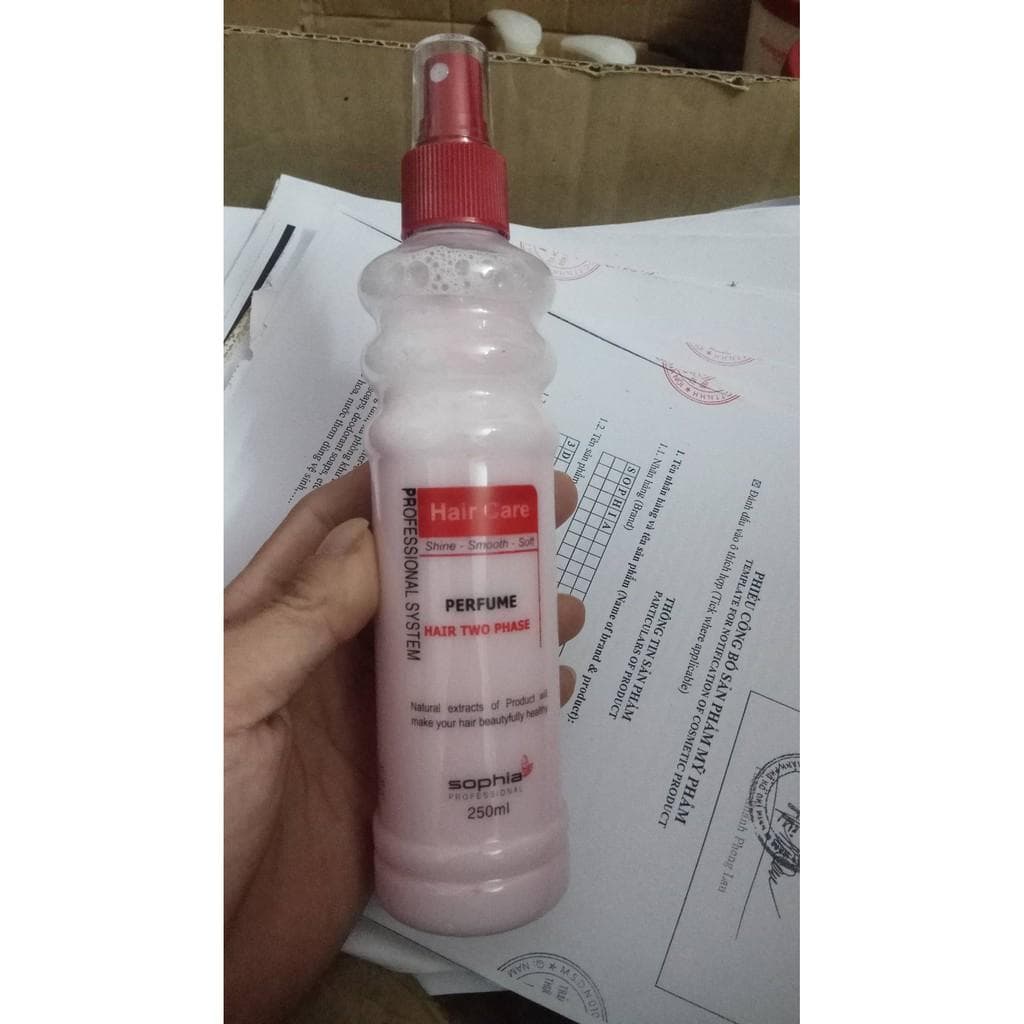 Nước Xịt Dưỡng Tóc Sophia Pefumer Two Phase Hàn Quốc 250ml