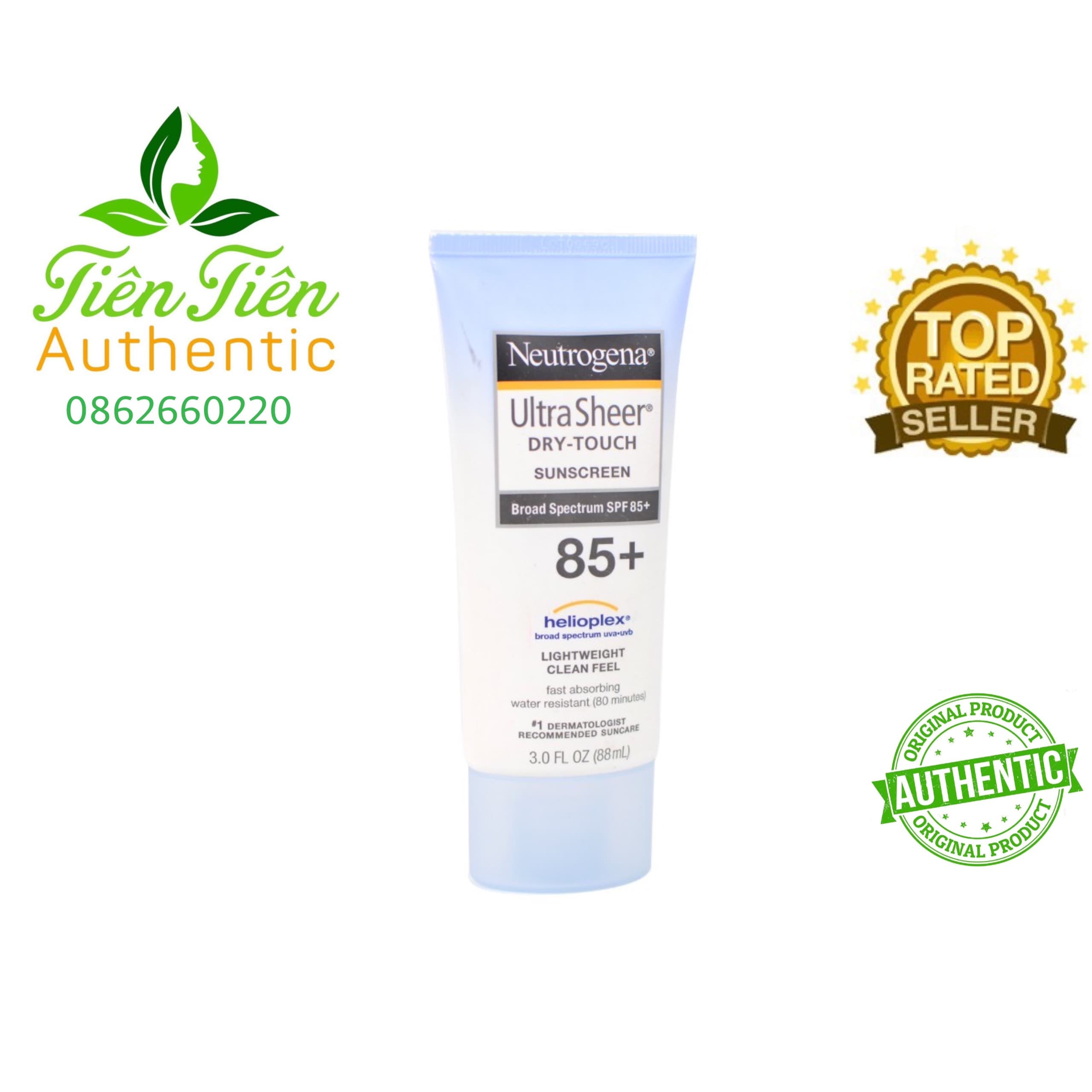 Kem chống nắng Neutrogena Ultra Sheer SPF 85