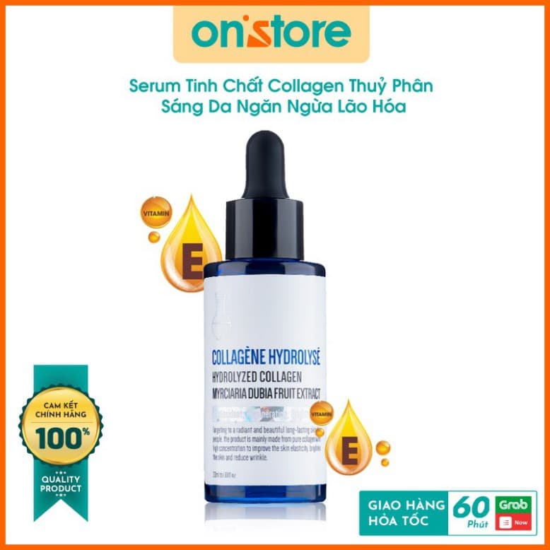 Serum Tinh Chất Collagen Thuỷ Phân Collagen Hydrolyse DetoxBlanc Sáng Da Ngăn Ngừa Lão Hóa Tinh Chất Serum Trẻ H - 40ml