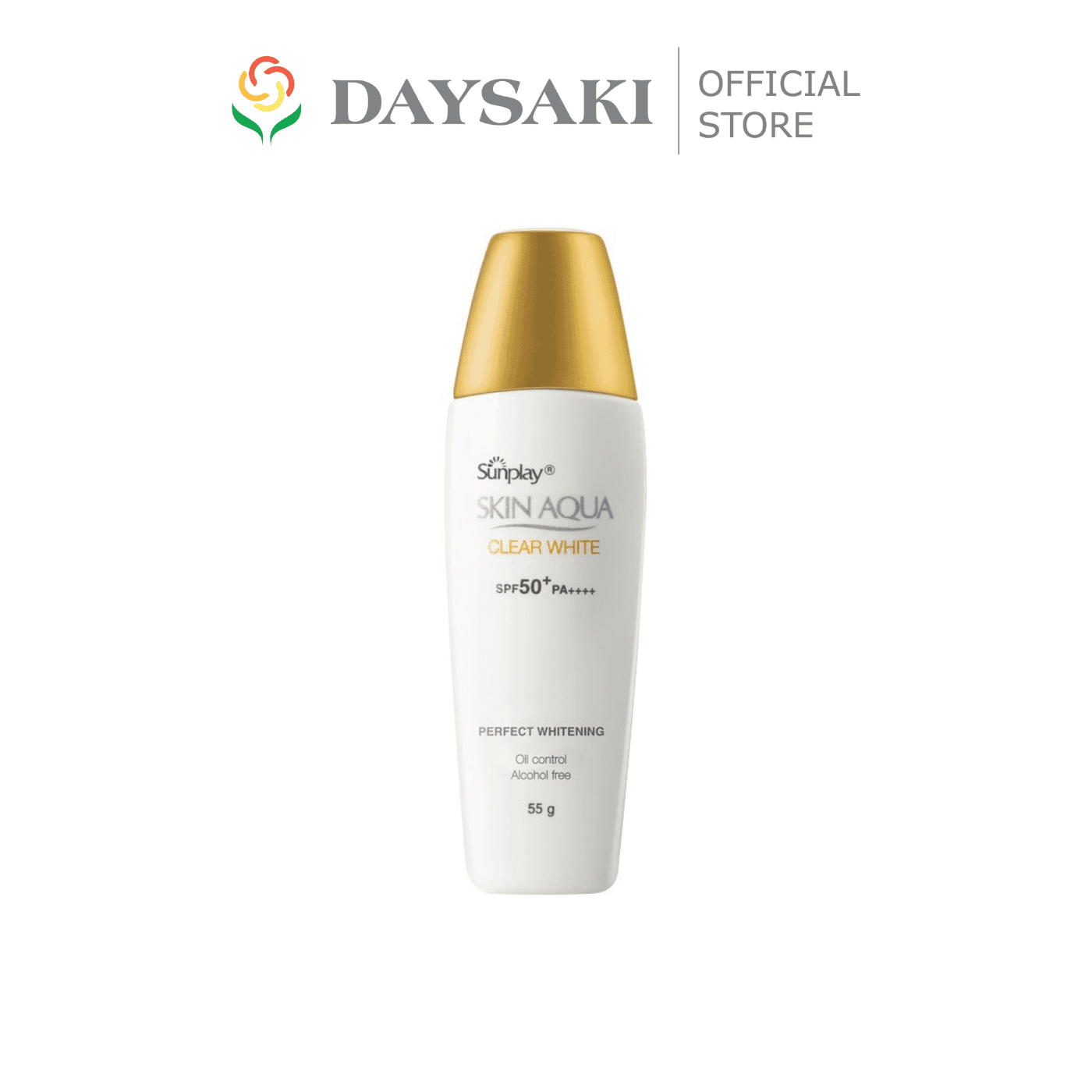 Sunplay Skin Aqua Sữa Chống Nắng Dưỡng Da Trắng Mịn Tối Ưu Clear White SPF50+ 55g