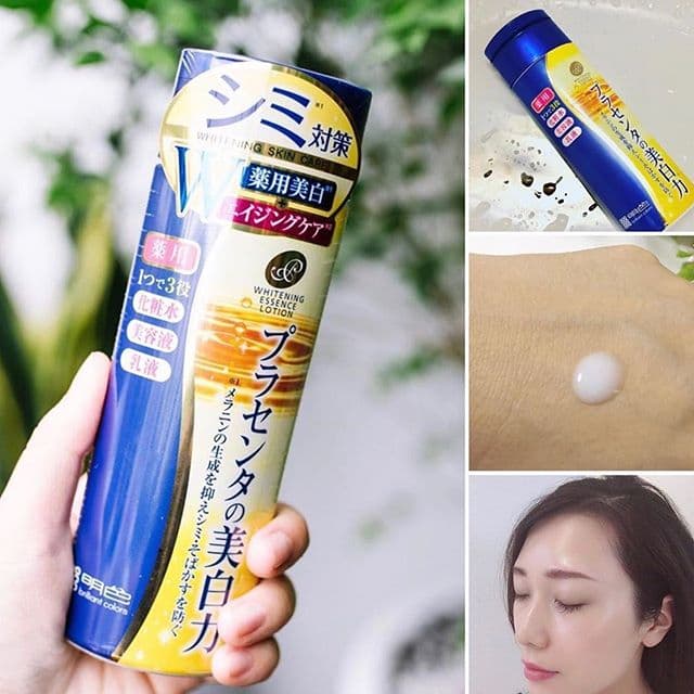 Nước Hoa Hồng Trắng Da MEISHOKU Tinh chất nhau thai 3IN1 190ML