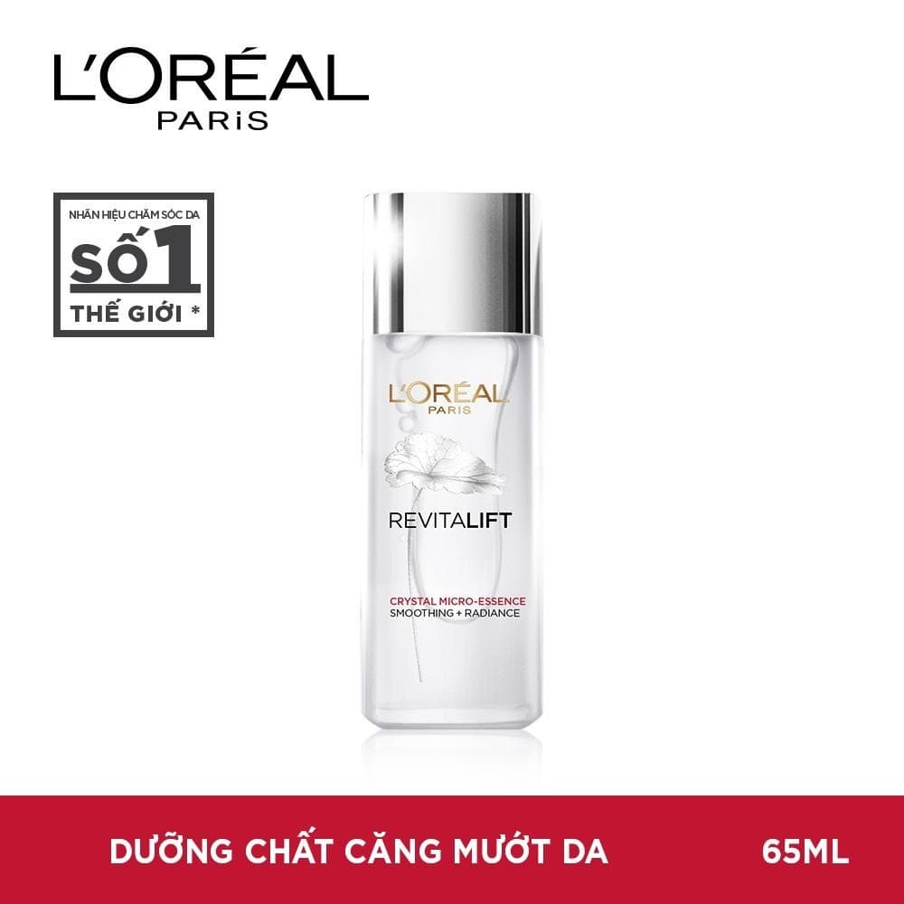 [HCM]LOreal - Nước Thần Dưỡng Chất Sáng Mướt Da LOreal Paris Crystal Micro Essence 22ml - 65ml - 130ml