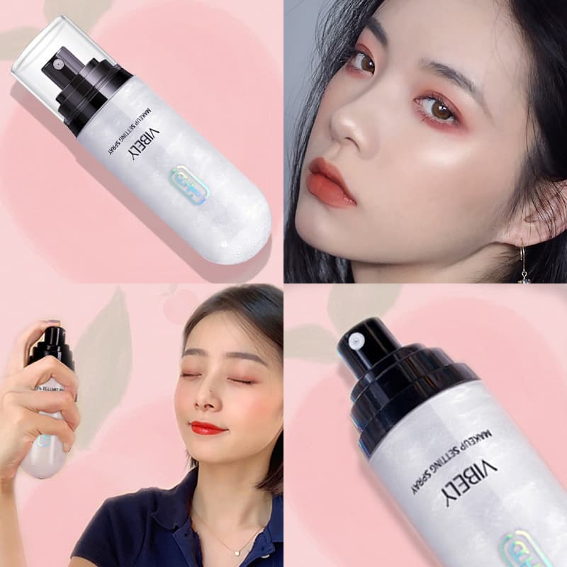 [HCM][Peachy Sis Shop] Xịt khóa nền và bắt sáng VIBELY căng bóng và giữ lớp makeup suốt 24 tiếng