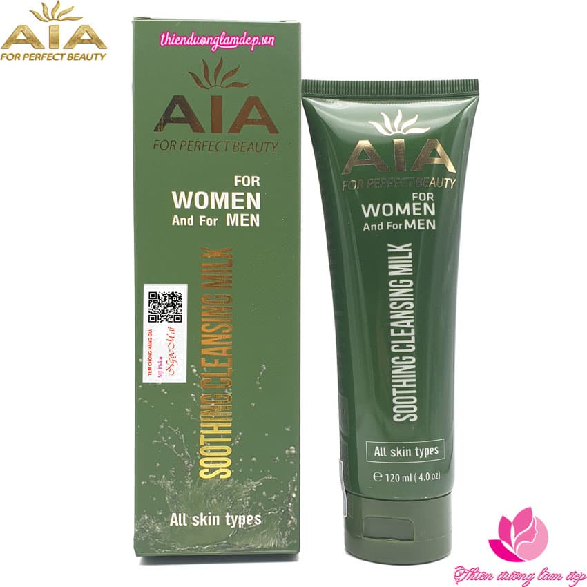 [HCM]Mỹ Phẩm AIA - Sữa rửa mặt sáng da ngừa mụn dành cho nam và nữ AIA Cosmetics (120ml)