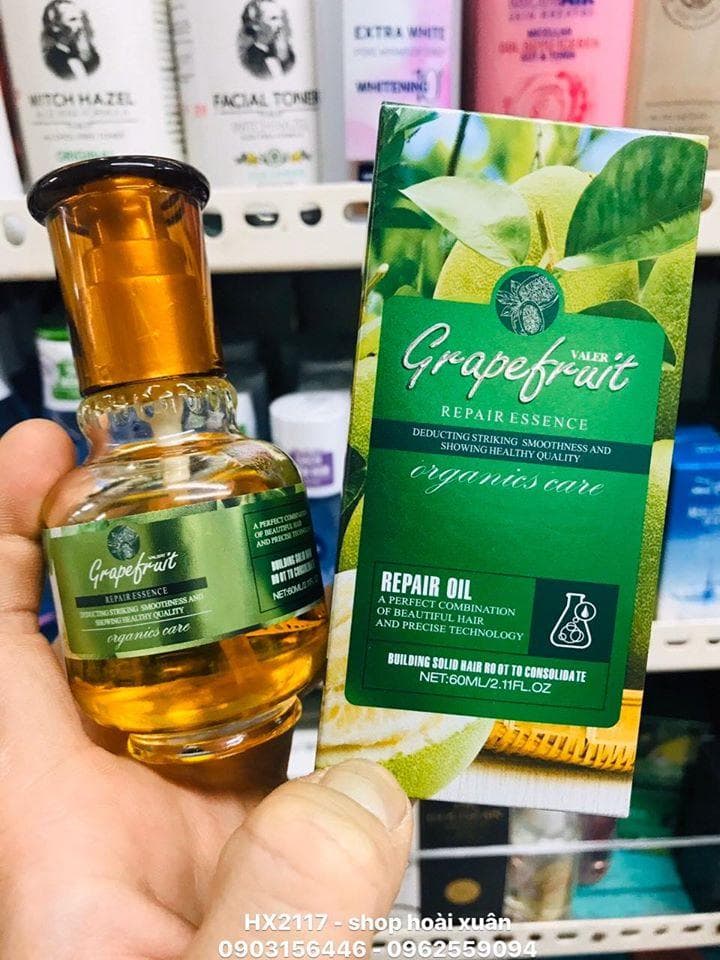 [HCM]Grape fruit repair oil  tinh dầu bưởi  mọc tóc  giảm rụng tóc  chăm sóc tóc  shop hoài xuân