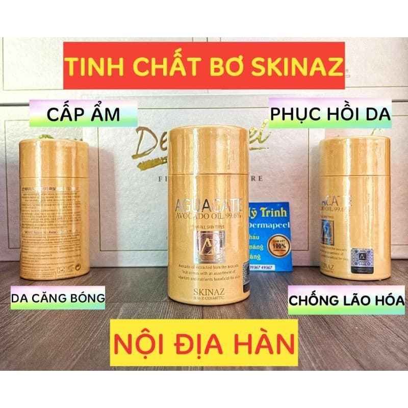 [NỘI ĐỊA HÀN QUỐC] Tinh chất bơ 996% dưỡng da cao cấp AGUACATE Skinaz Hàn Quốc - NỮ HOÀNG DƯỠNG DA TẠI HÀN QUỐC -30ml