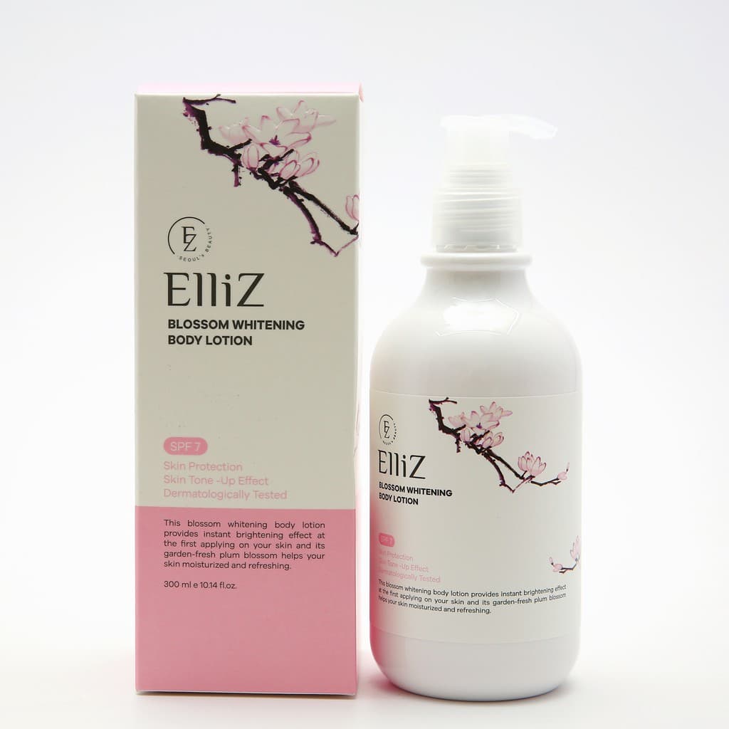 Sữa dưỡng thể trắng da Elliz Blossom Whitening Body Lotion 300ml chuẩn Hàn | kem elliz 300ml chất lượng tốt đảm bảo an toàn và cam kết hàng đúng như mô tả
