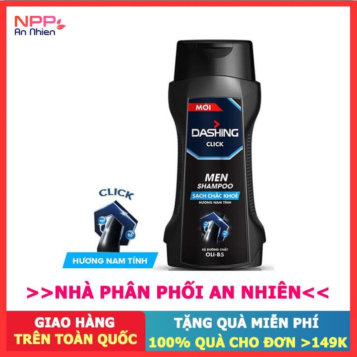 Dầu gội cao cấp Dashing Click 180gr- NPP AN NHIÊN
