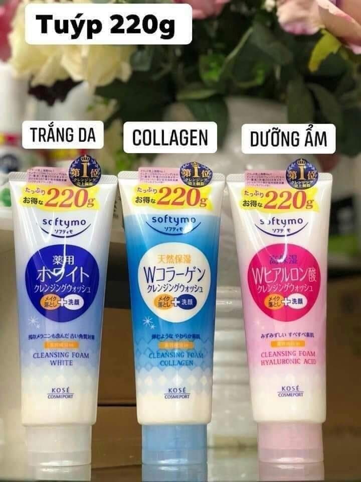 Sữa rửa mặt Kose Softimo Nhật bản - Sữa rửa mặt Kose Softimo - màu xanh