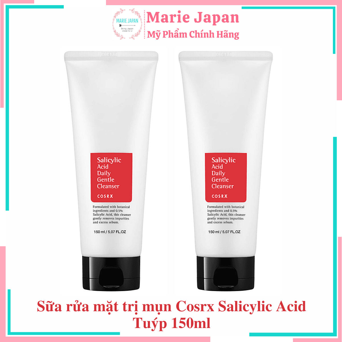 Sữa rửa mặt giảm mụn Cosrx Salicylic Acid Daily 150ml