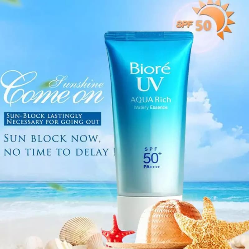 (Mẫu mới) (Nội Địa Nhật) Kem chống nắng Biore UV Aqua Rich Watery Essence/Gel SPF 50+/ PA+++ 50g/90ml
