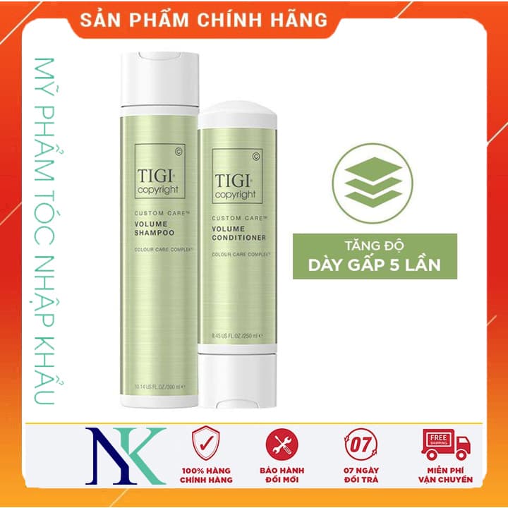 [HCM]Dầu Gội Xã Tăng Phồng Tigi Custom Care Volume 300Ml