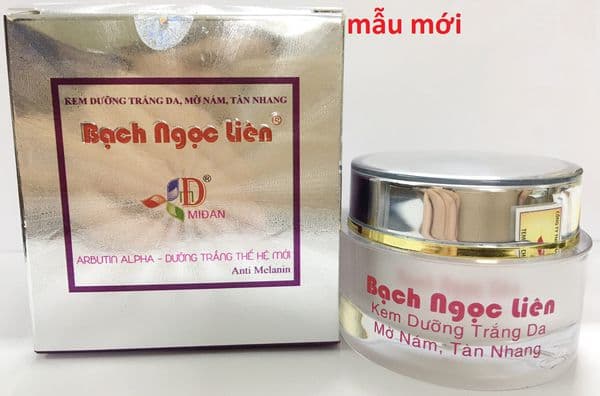 kem dưỡng da trắng mờ nám bạch Ngọc liên - bach Ngọc lien 20g