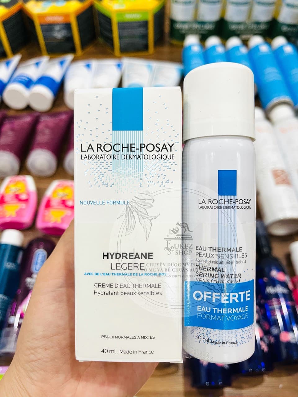 [tặngxịtkhoáng]Kem dưỡng dành cho da khô nhạy cảm La Roche Posay 40ml - Bill Pháp