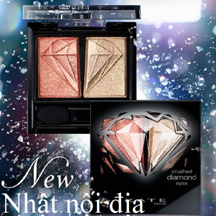 Bảng phấn mắt nhũ ngọc trai ánh kim cương lấp lánh Kanebo Kate Crash Diamond Eyes 22g nhũ ngọc trai ánh kim cương lấp lánh