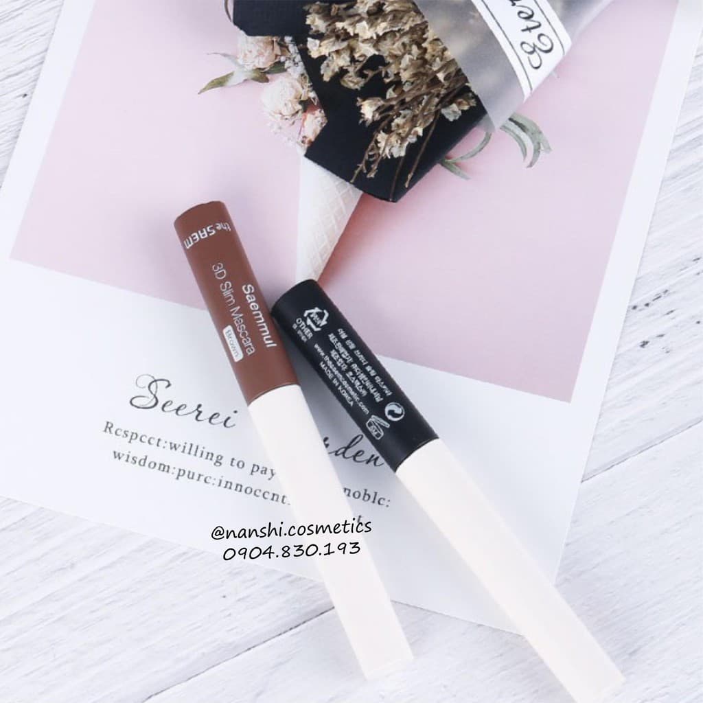 Chuốt Mi Mascara 3d Saemmul 3d Slim The Saem