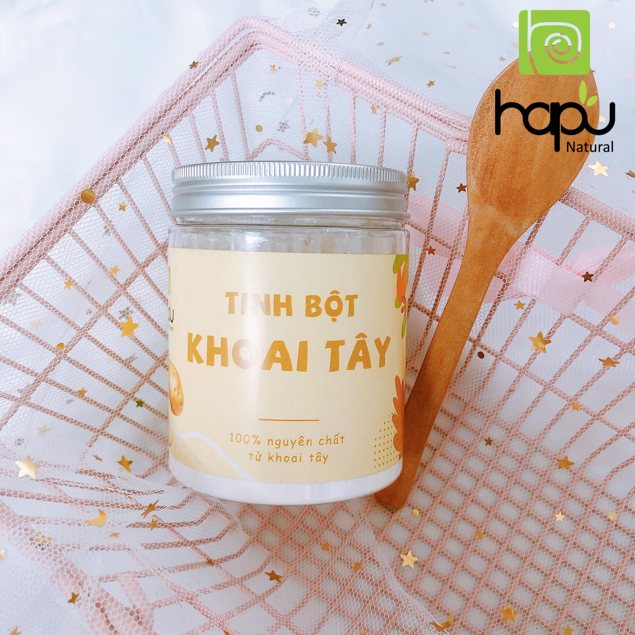 [HCM]Hũ Tinh Bột Khoai Tây Thiên Nhiên HaPu Organic Bột Thiên Nhiên Đắp Mặt Trắng Da Dưỡng Da Mềm Mịn Tươi Sáng Ngừa Mụn