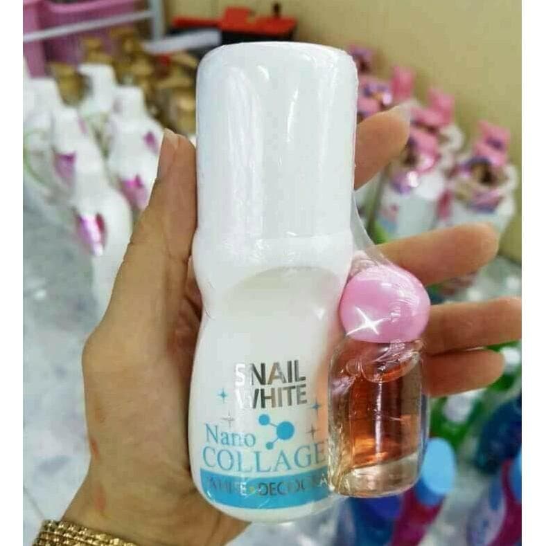 Lăn khử mùi hôi nách Snail + serum trị thâm nách Thái Lan
