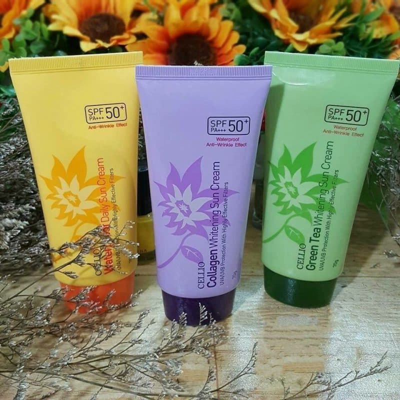 KEM CHỐNG NẮNG CELLIO SPF 50 PA++(Chính Hãng)