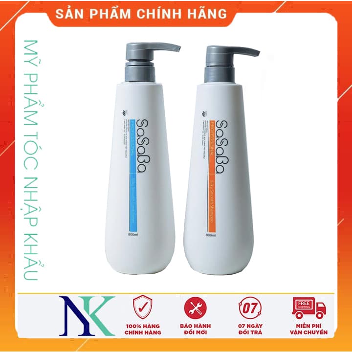 Dầu Gội Xã Hoàn Hình Dành Cho Mọi Loại Tóc Siêu Phục Hồi Sasaba 800Ml