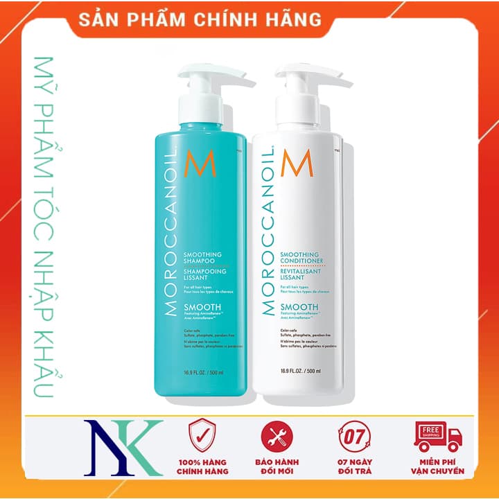 [HCM]Dầu Gội Xã Suôn Mượt Smooth Moroccanoil 500Ml