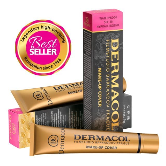 [HCM]Kem nền che KHUYẾT ĐIỂM che HÌNH XĂM Dermacol Make-up Cover 30g