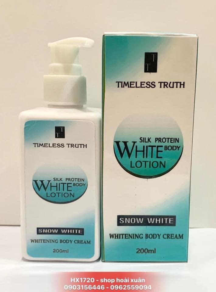 [HCM]Kem dưỡng da toàn thân Laperle white skin lotion silk protein body time less Truth Snow white - HX1720