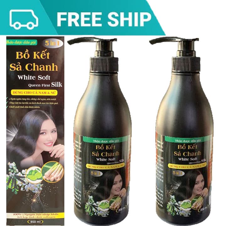 [HCM]ComBo 2 Chai Dầu Gội Bồ Kết Chanh Sả Bưởi